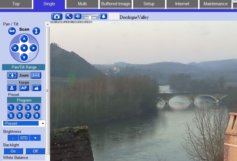 Webcam controls Webcam controls